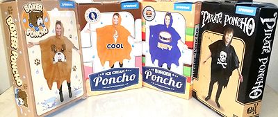 Spinnhut wiederverwendbar wasserdicht Poncho Festival Neuheit Kostüm Regen Mac 
