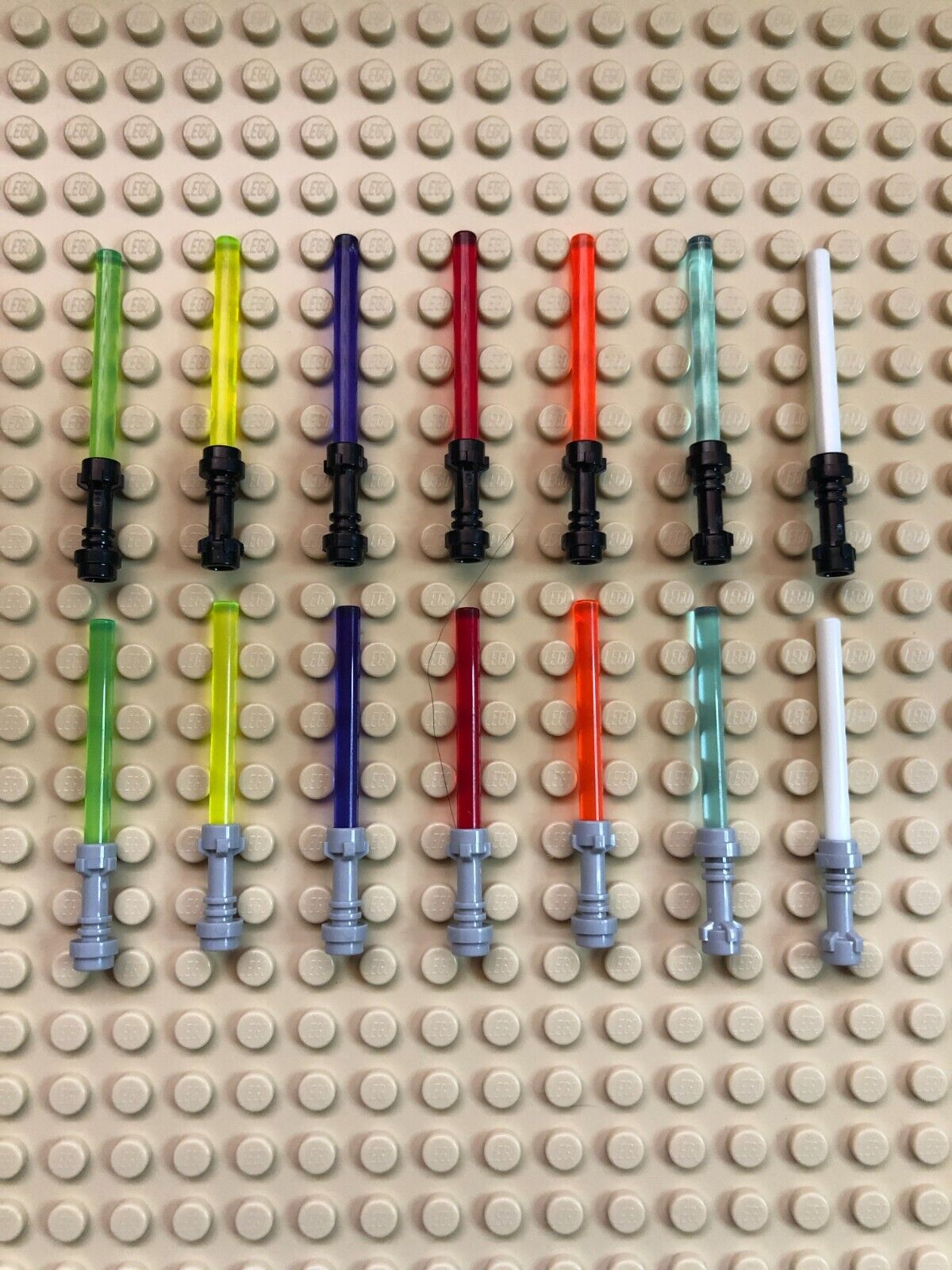 Lego Of 14 Lego Star Wars Lightsabers & Hilts All Different Colors - you pick