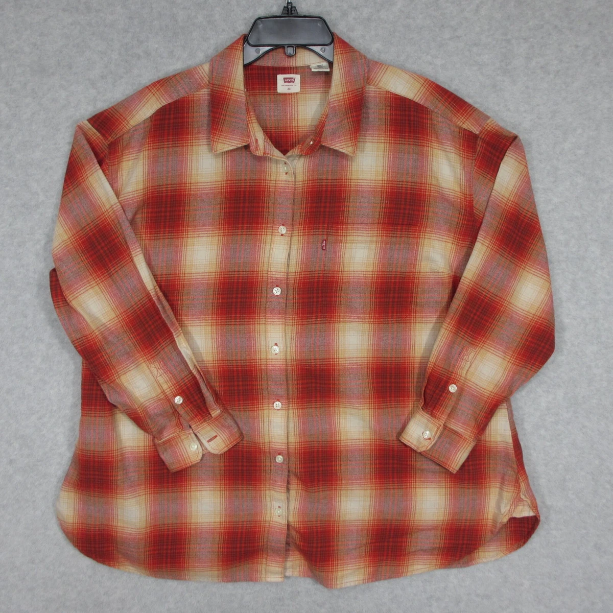 Levi's womens cheap flannel shirts