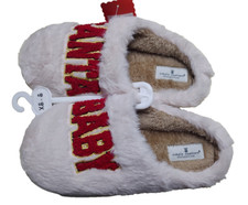 Simply Southern Preppy Holiday SPR Soft Slippers Bedroom Shoe SANTA BABY XS/S P