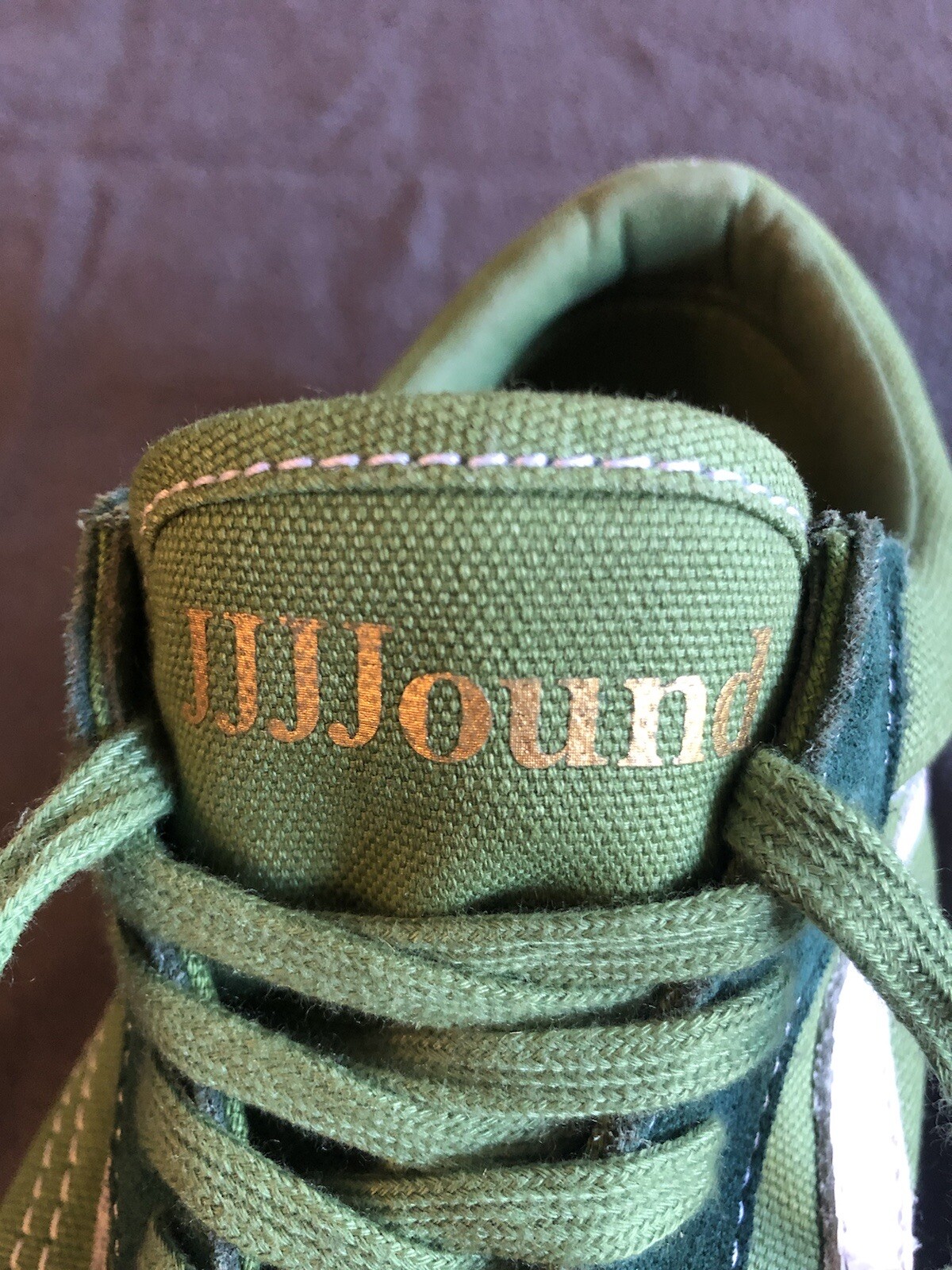 Very Rare Sample 2017 JJJJound Vans Old Skool Green Shoes Size 9 image 3