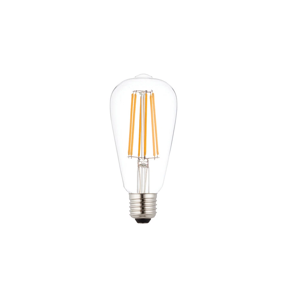 SAXBY 6W LED DIMMABLE E27/ES FILAMENT PEAR SHAPE WARM WHITE 1800K 450LM 76803 - Image 2 of 2
