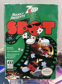 Spot: The Video Game 7Up NES Nintendo Complete CIB #ML