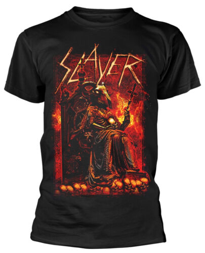 Slayer 'Goat Skull' (Negro) Camiseta - ¡NUEVO Y OFICIAL! - Imagen 1 de 1