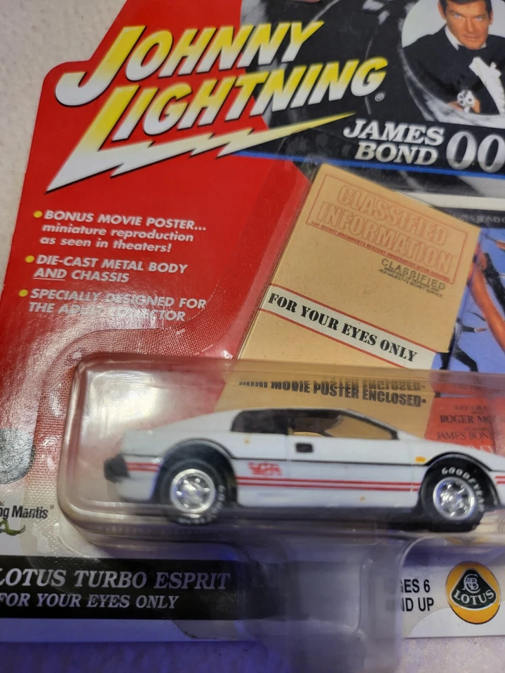 Johnny Lightning For Your Eyes Only Lotus Turbo Esprit 1981 ¡NUEVO RARO! Foto 3 de 3