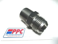 12 an Male Flare to 3/8" npt str adaptr 816-12-06 Show Polish Titanium Gray Alum