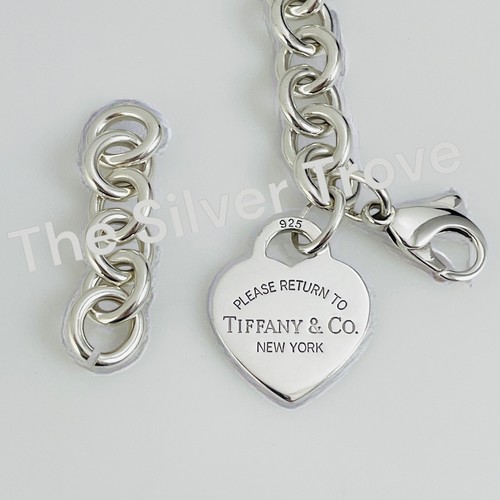 Return to Tiffany Heart Tag Bracelet Extension Lengthen Replacement Chain Links