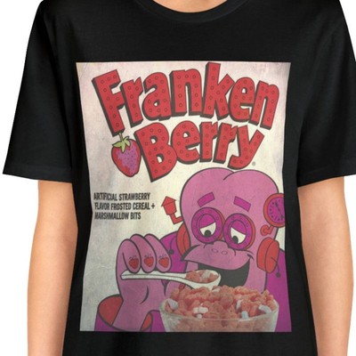 Halloween FRANKENBERRY  Tshirt T-shirt T shirt Vintage Aesthetic Retro Cereal Te
