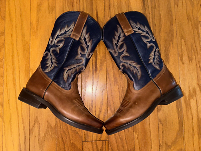NEW Masterson Boot Co.Men 7.5 Cowboy Western Boots Square  display picture 3