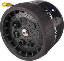 Dramm Rain Select Spray Head Only with Quick Click 9 Pattern Adjustable Choices,