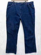 Rustler Jeans Mens 44x30 Blue Straight Leg Denim Classic Vintage Made in USA