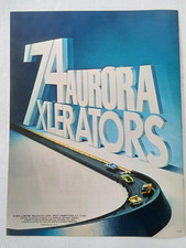1974 AURORA XLERATORS Toy Fair Dealer Catalog Brochure Andy Yanchus