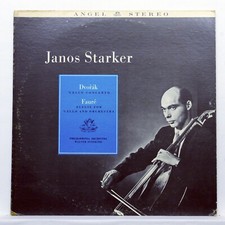 JANOS STARKER - DVORAK cello cto - FAURE elegie - ANGEL S35417 stereo LP EX 
