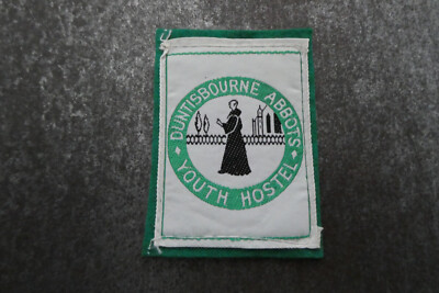 Duntisbourne Abbots Youth Hostel YHA Woven Cloth Patch Badge (L70S)