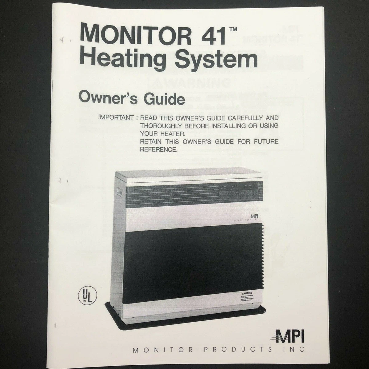 Monitor Heater Parts # 1146 Monitor 41 Owneru0026#039;s Manual Monitor 41  Owneru0026#039;s Guide | eBay