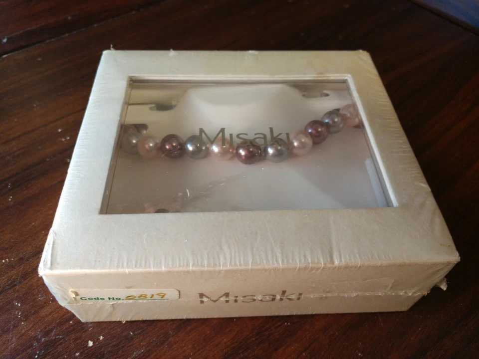 COLLAR MISAKI ROSA - PERLAS - NUEVO - ¡Envío en caja gratis con seguimiento! Foto 4 de 4