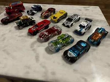 Lot Of 13 Toy Cars Mattel Hotwheels & Misc Brands As Pictured
