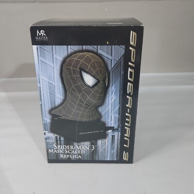 Master Replicas Spider-Man 3 Black Costume Mask Scaled Replica