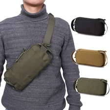Tactical Concealed Gun Pouch Handgun Pistol Holster EDC Waist Bag Shoulder Bag