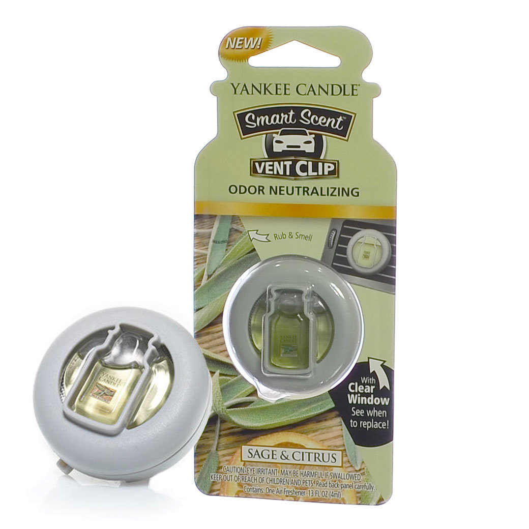 Yankee Candle Smart Scent Vent Clip Car Home AC Air Freshener