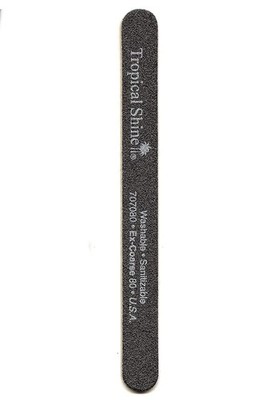 Tropical Shine Nail Files Extra Coarse Boards 1 Count (Pack of 1), Black 