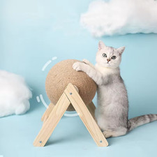 Pet Cat Scratching Ball Kitten Sisal Rope Grinding Paws Claw Interactive Pet Toy