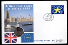 GB - 1992 Scarce British Presidency of Europe 50p Coin Cover First Day Cover