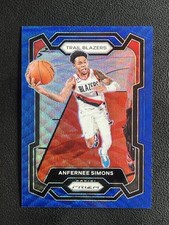 Anfernee Simons 2023-24 Panini Prizm Blue Wave Base #106