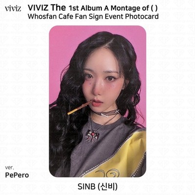VIVIZ The 1st Album A Montage of () WhosFanCafe Fan Sign Event