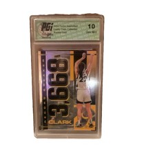 2024 Panini Caitlin Clark Record Breaker #RB-CC Iowa PGI 10 Rookie Card