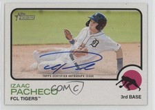 2022 Topps Heritage Minor League Edition Real One Izaac Pacheco Auto 1kw7
