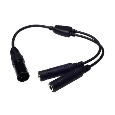 Wirenest GA Twin Plug to Airbus 5 Pin XLR Headset Adapter - Dual General...