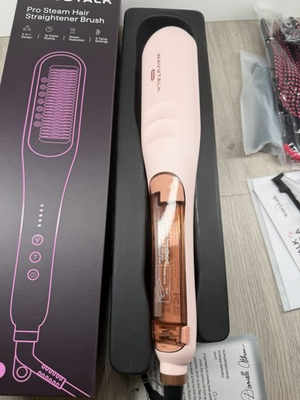 #ad #ad Wavytalk Pro Steam Hair Straightener Brush Steamline Pro 3 in 1 Straightener $54.94