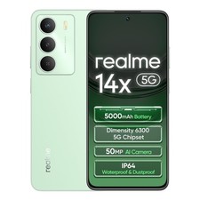 realme 14x 5G Smartphone 8+256GB, Verde Peridoto, Schermo 6.67 pollici,