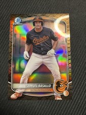 2025 Bowman Chrome  REPTILLIAN REFRACTORS  Samuel Basallo  Orioles #BCP-109