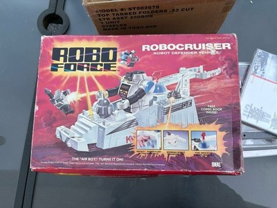 1984 Ideal Robo Force Robocruiser Robot Defender Vehicle With Box Stickers Not U