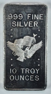 1981 10 Troy Oz Silver Bar US Assay Office | eBay