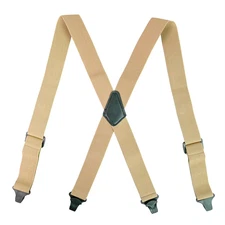 MELOTOUGH Airport Friendly Suspenders,No Buzz Plastic Clip 1.5 Inch Fully Elasti