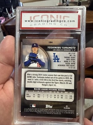 2025 Topps Stadium Club - Yoshinobu Yamamoto #184 for sale online