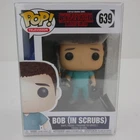 Funko Pop Stranger Things Bob in Scrubs 639 Vaulted Mint in Protector FREE SHIP