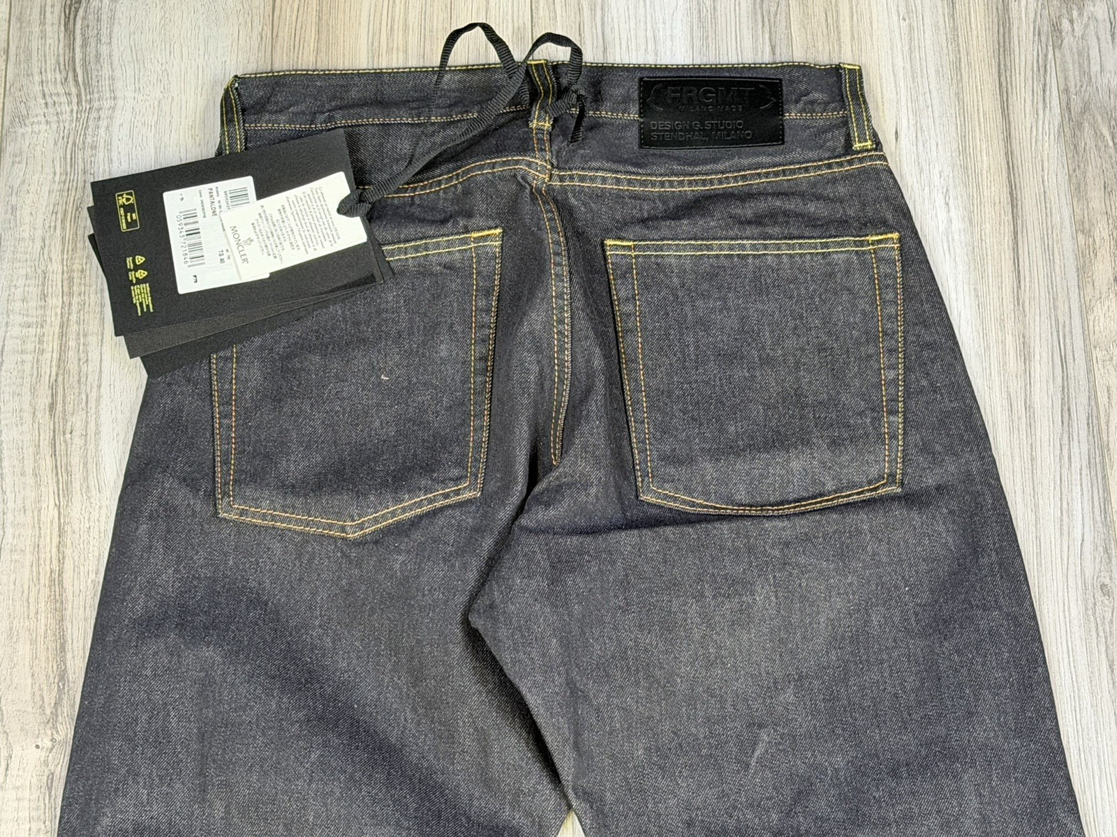 Moncler Genius 7 Fragment Hiroshi Fujiwara Denim Jeans Mens Pants 40 / US 30 NEW thumbnail 10