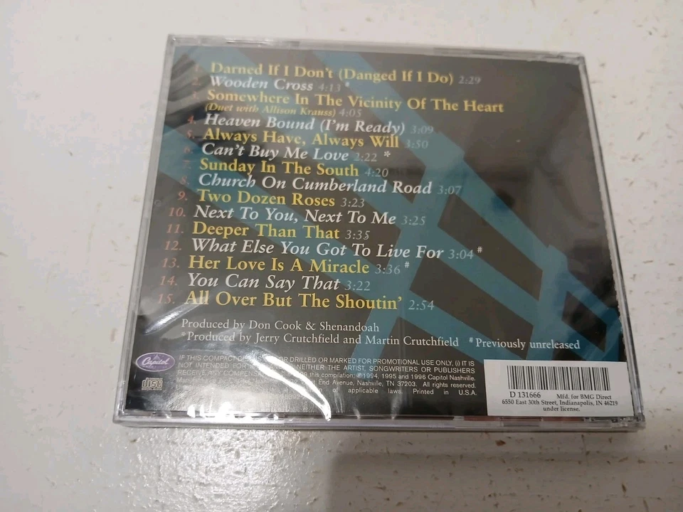 Shenandoah 15 Favorites CD Compact Disc Brand New Factory Sealed - Image 2 of 2