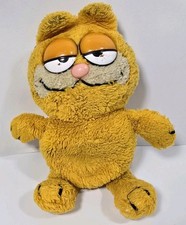 Vintage 1981 GARFIELD Fun Farm Plush Stuffed nutshell Animal Toy 9" Collectible