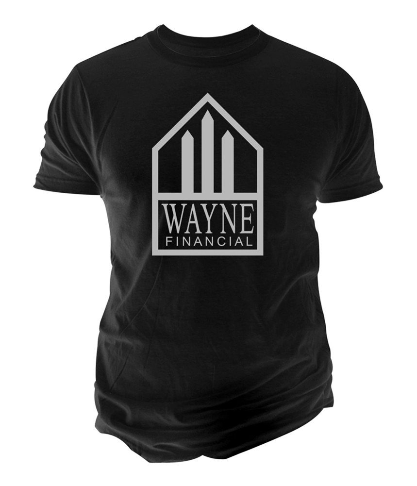 Меняет мужскую футболку с графическим изображением Wayne Financial 4290₽