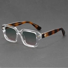 Square Thick Sunglasses Frames Fashion Vintage Large Frame Men Women Glasses