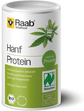 Raab Vitalfood - Bio Hanf-Protein (125g) Pflanzliches Protein Pulver Vegan