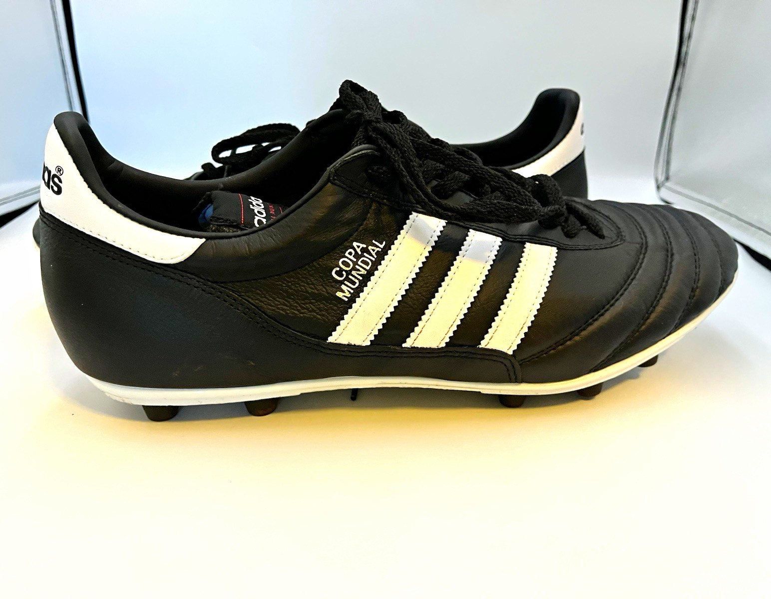 adidas Copa Mundial Soccer Cleats Black/White US 13.5 Made in Germany