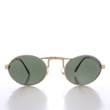 Oval Aviator Vintage Sunglasses - Corinth