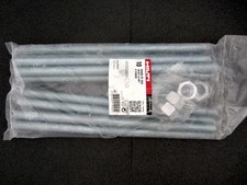 1 Bag of 10 NEW Hilti 3/4" x 14 HAS-E-55 Anchor Rod & Nuts 2198002