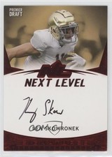 2021 Sage Premier Draft Next Level Red Ben Skowronek #21NL-BS2 Auto 2b2